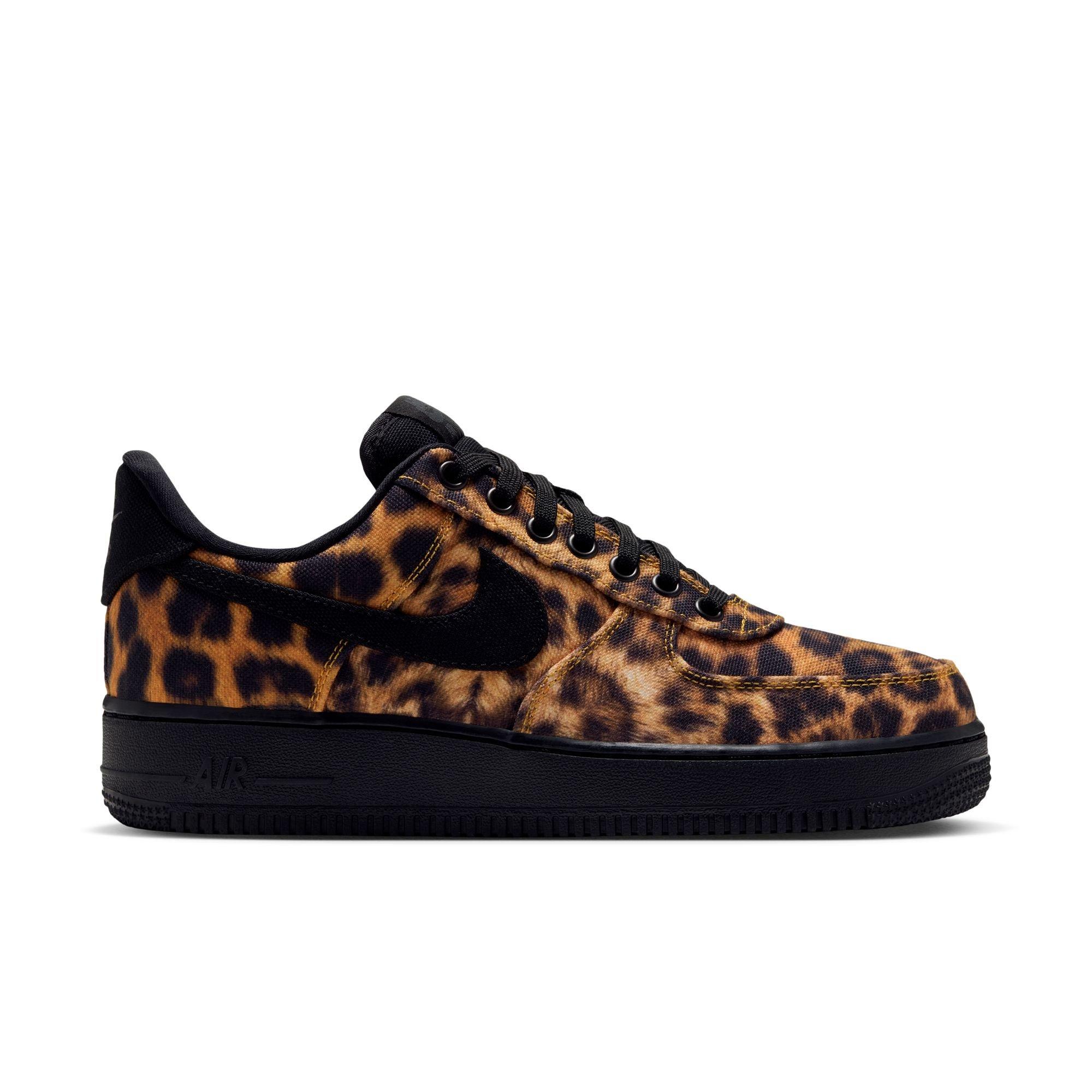 Nike Air Force 1 '07 SE Leopard "Black/Bucktan/Desert Ochre" Women's Shoe - BLACK/MULTI